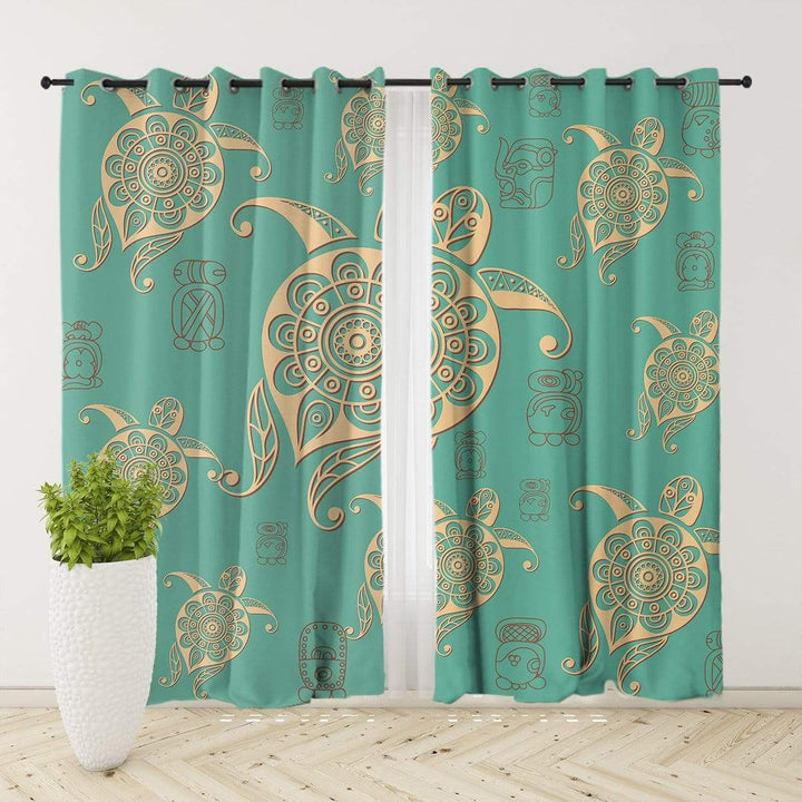 Green Sea Turtle Green Sea Turtle Curtain Set