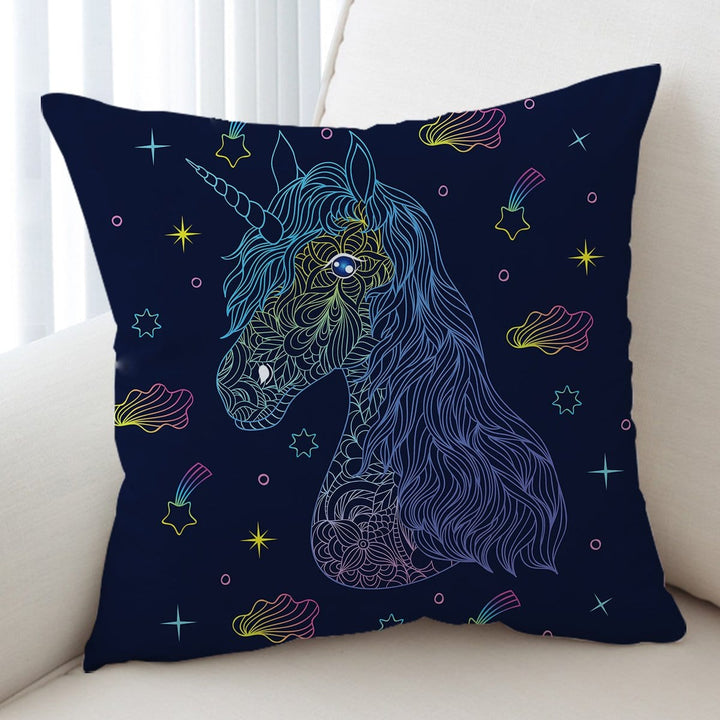 Unicorn Wonderland Cushion Cover - On sale-On Sale-Little Squiffy