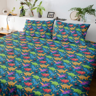Baby Dinosaurs Quilt Cover Set-Baby Dinosaurs-Little Squiffy