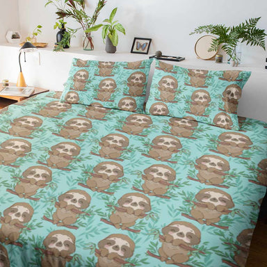 Baby Sloth Quilt Cover Set-Baby Sloth-Little Squiffy