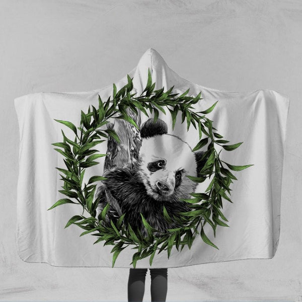 Bamboo Panda Hooded Blanket-Bamboo Panda-Little Squiffy