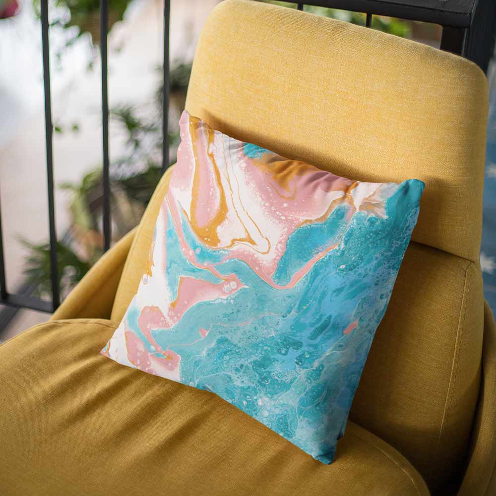 Bell€™s Beach Marble Cushion Cover-Marble-Little Squiffy