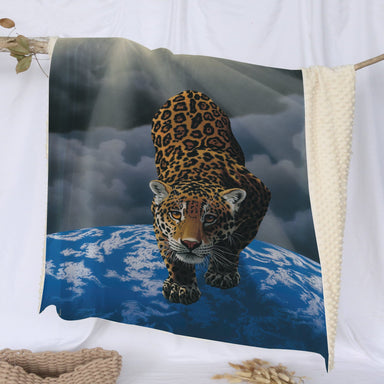 Schim Schimmel Between Heaven And Earth Deluxe Minky Blanket