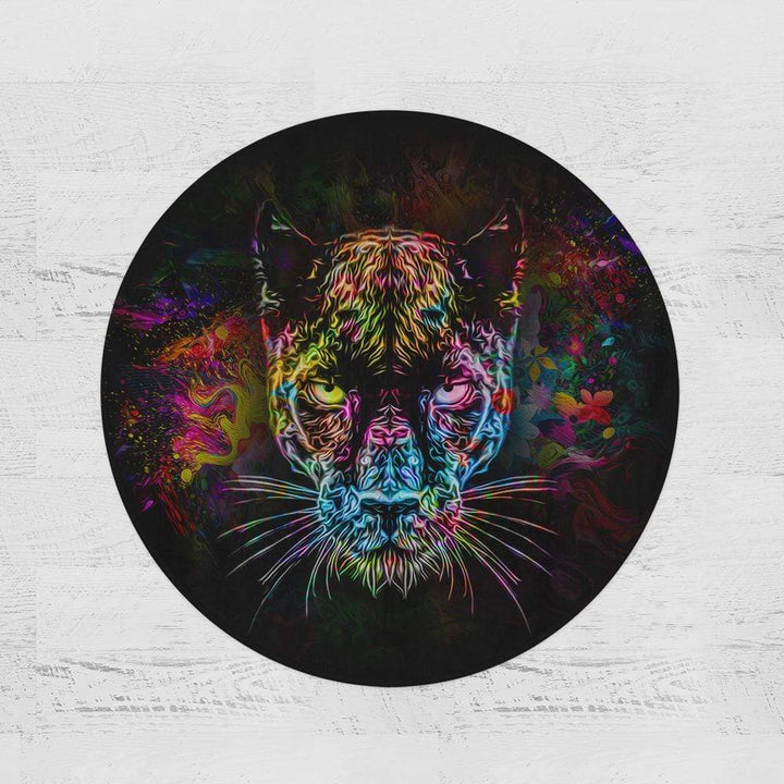 Black Panther Black Panther Round Minky Blanket