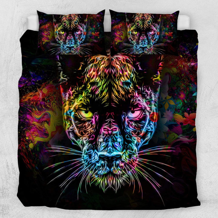LittleSquiffy Black Panther Quilt Cover Set