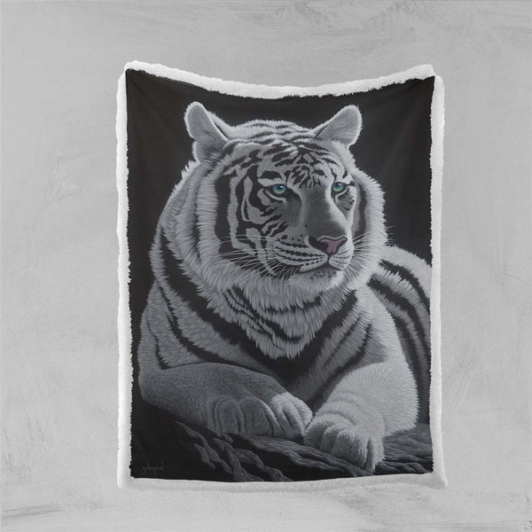 Schim Schimmel Plush Sherpa Blankets Blue Eyes Blanket