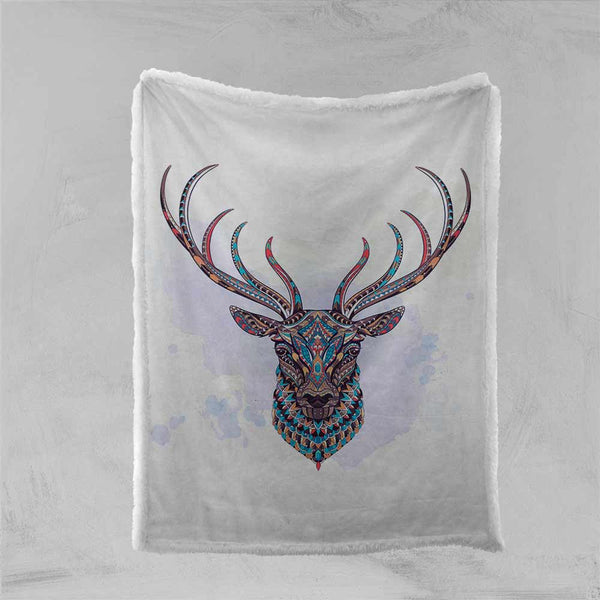 Bohemian Deer Blanket-Bohemian Deer-Little Squiffy