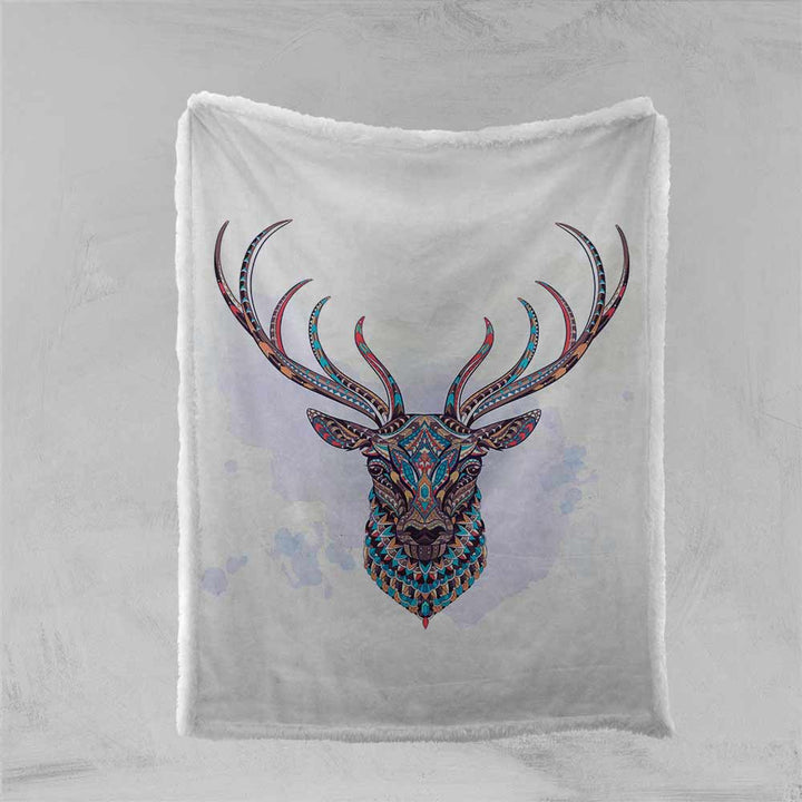 Bohemian Deer Blanket-Bohemian Deer-Little Squiffy