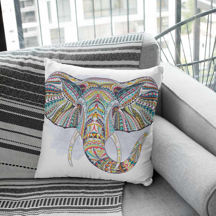 Elephant Bohemia Elephant Bohemian Cushion Cover