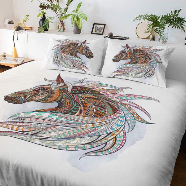 Bohemian Horse Bohemian Horse Quilt Cover Set