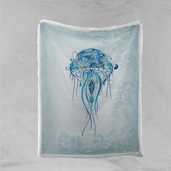 Bohemian Jellyfish Blanket-Bohemian Jellyfish-Little Squiffy