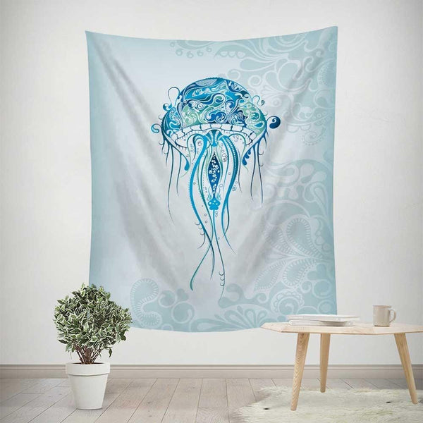 Bohemian Jellyfish Tapestry-Bohemian Jellyfish-Little Squiffy