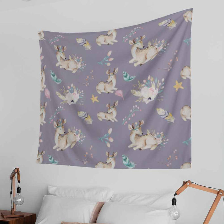 Boho Deer Boho Deer Tapestry