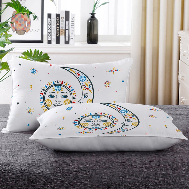 Boho Sun And Moon Boho Sun And Moon Pillow Cases