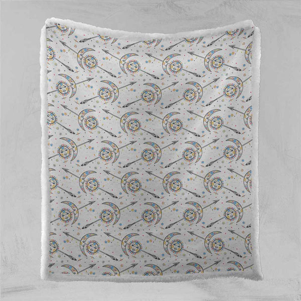 Boho Sun And Moon Boho Sun And Moon Blanket