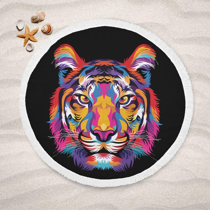 Bright Tiger Bright Tiger Lightweight Beach Towel