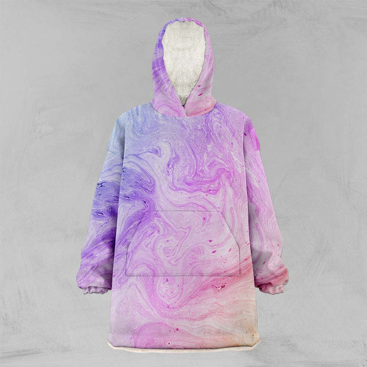 Cable Beach Marble Oversized Floofy Hoodie-Marble-Little Squiffy