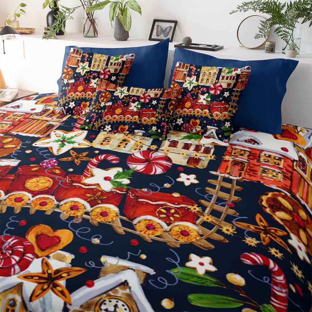 Christmas Holiday Christmas Holiday Quilt Cover Set