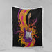 Colourful Guitar Blanket-Colourful Guitar-Little Squiffy