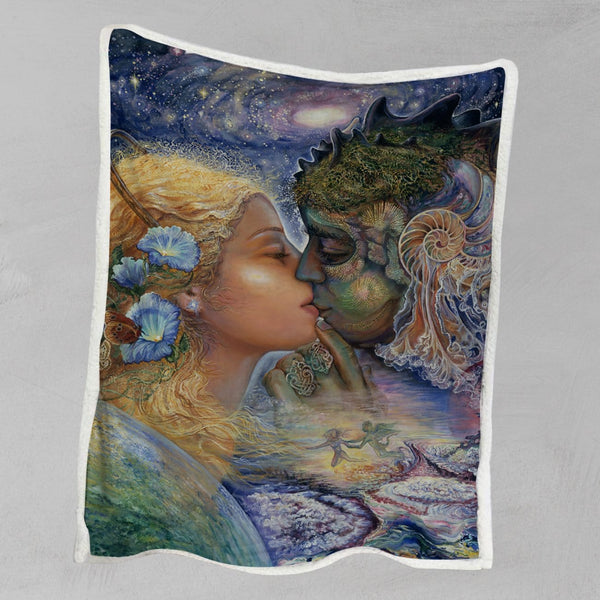Josephine Wall Cosmic Kiss Blanket