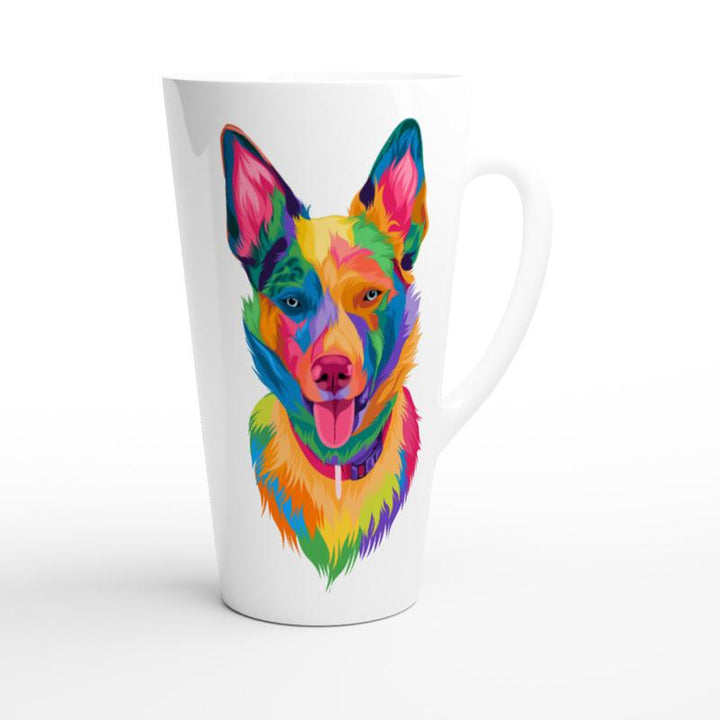 Custom Pet Pawtrait Print Material Custom Pet Pawtrait Mug - White Latte