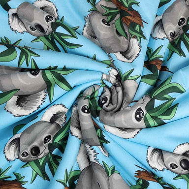Cute Koalas Plush Sherpa Blankets Cute Koalas Blanket - Blue