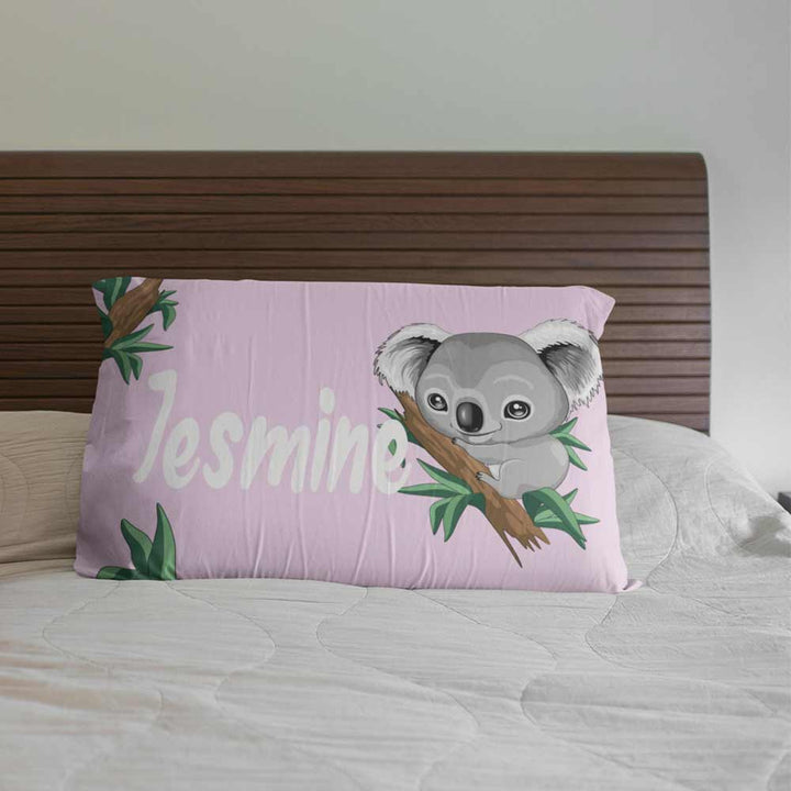 Cute Koalas Personalised Pillow Cases-Custom Design Personalised-Little Squiffy