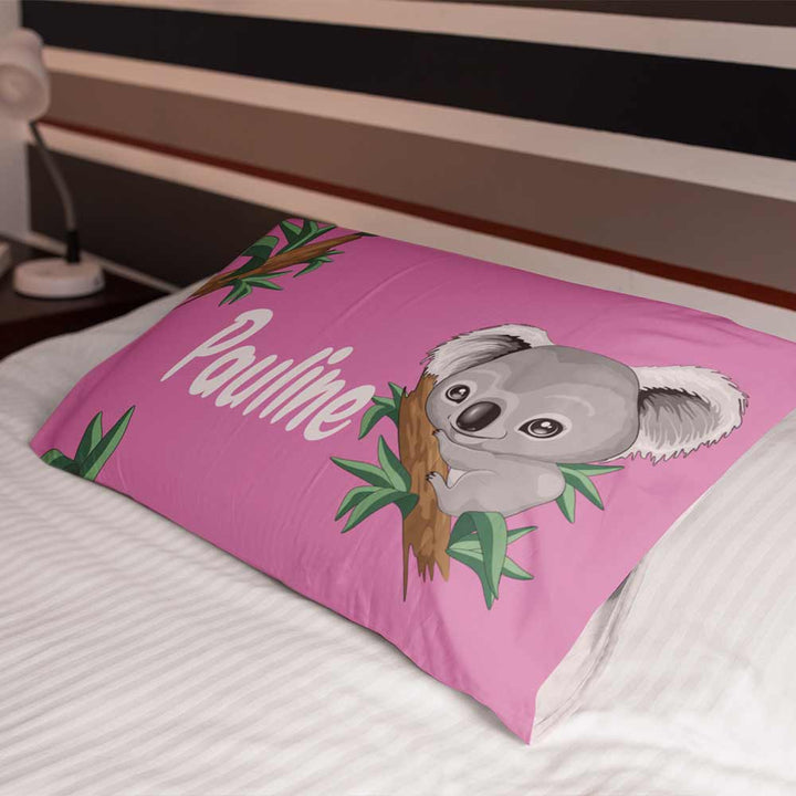 Cute Koalas Personalised Pillow Cases-Custom Design Personalised-Little Squiffy