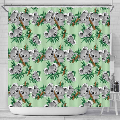 Cute Koalas Shower Curtain-Cute Koalas-Little Squiffy