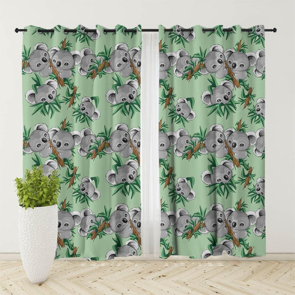 Cute Koalas Curtain Set-Cute Koalas-Little Squiffy