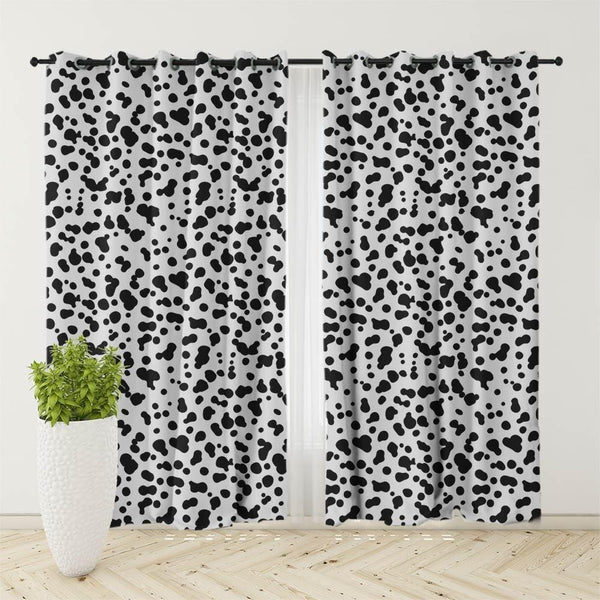Dalmatian Dots Curtain Set-Dalmatian Dots-Little Squiffy