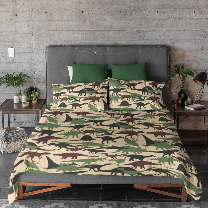 Dinosaur Dinosaur Camo Quilt Cover Set