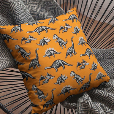 Dinosaur Fossils Dinosaur Fossils Cushion Cover - Orange