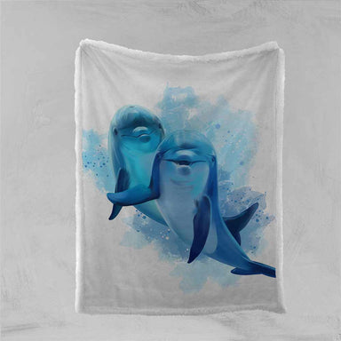 Dolphins Of The Sea Dolphins Of The Sea Blanket