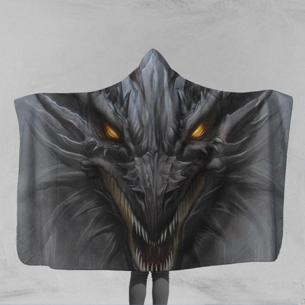 Fantasy Dragon Fantasy Dragon Hooded Blanket