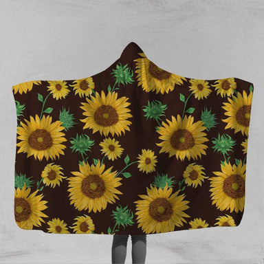 Farmhouse Sunflower Farmhouse Sunflower Hooded Blanket