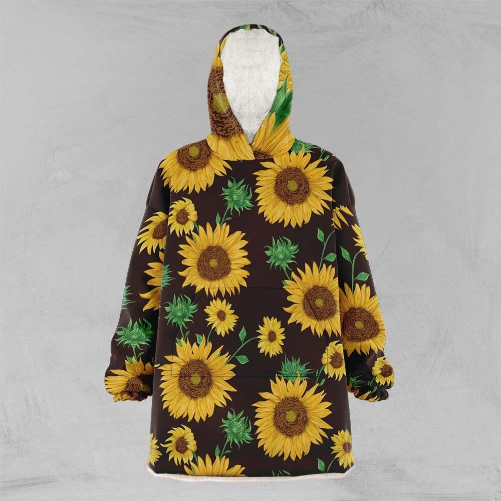 Hoodie with sunflower 2025