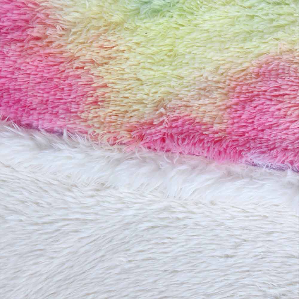 Fluffy Unicorn Plush Sherpa Blankets Fluffy Unicorn Blanket With Pillowcases