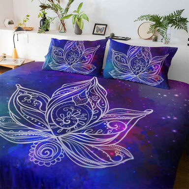 Galaxy Lotus Quilt Cover Set-Galaxy Lotus-Little Squiffy