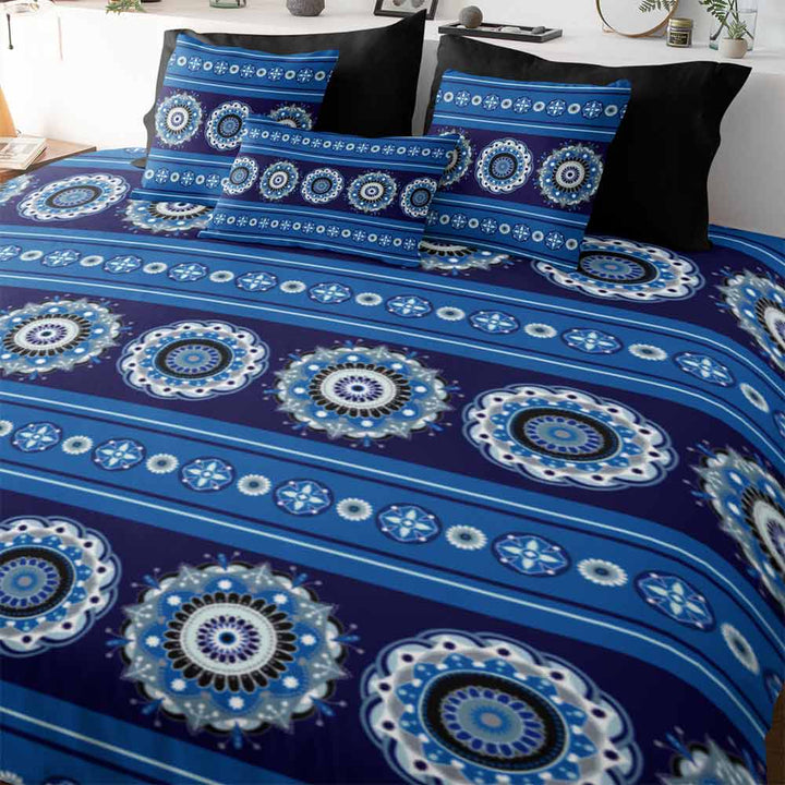 Gypsy Blue Mandala Gypsy Blue Mandala Quilt Cover Set