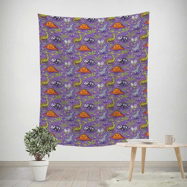 Halloween Dinosaurs Halloween Dinosaurs Tapestry