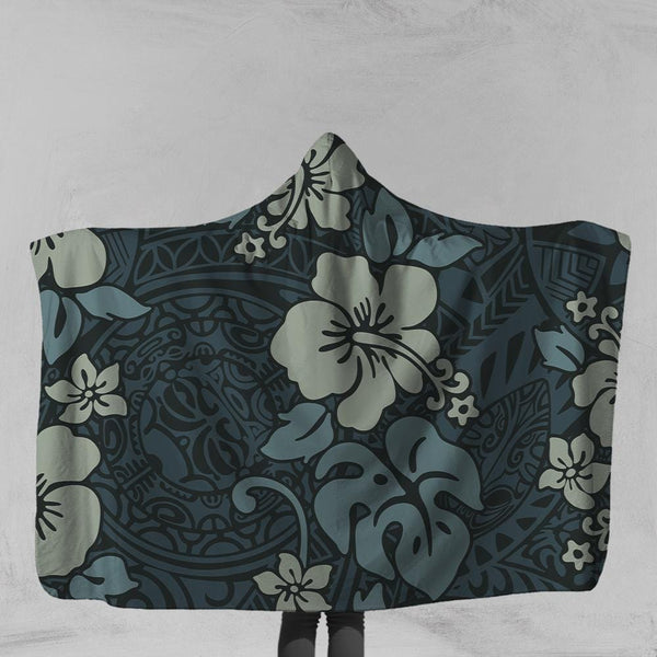 Hawaiian Flower Hawaiian Flower Hooded Blanket