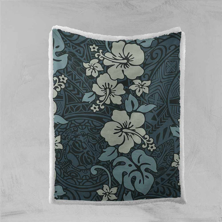 Hawaiian Flowers Blanket-Hawaiian Flowers-Little Squiffy