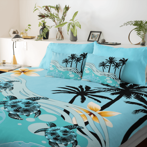 Hawaiian Sea Turtle Hawaiian Sea Turtle Quilt Cover Set