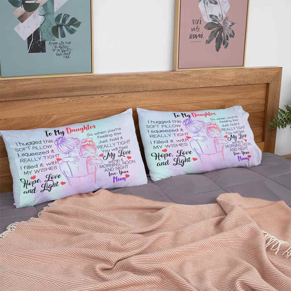 Personalised I Squeezed It Tight Personalised Pillow Cases