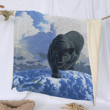 Schim Schimmel In Search Of His Future Deluxe Minky Blanket