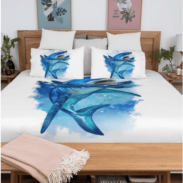 Shark King Of The Sea Shark King Of The Sea Quilt Cover Set