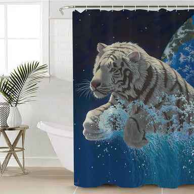 Schim Schimmel Leap Of Creation Shower Curtain