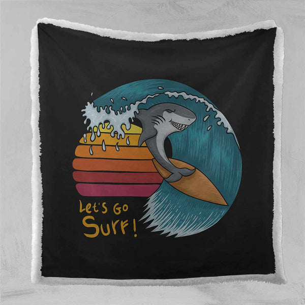 Let's Go Surf Let's Go Surf Blanket