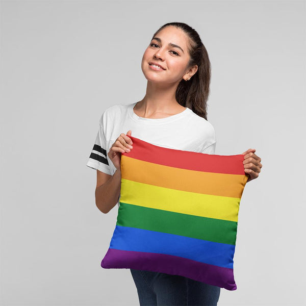 Lgbtq Pride Flag Lgbtq Pride Flag Cushion Cover